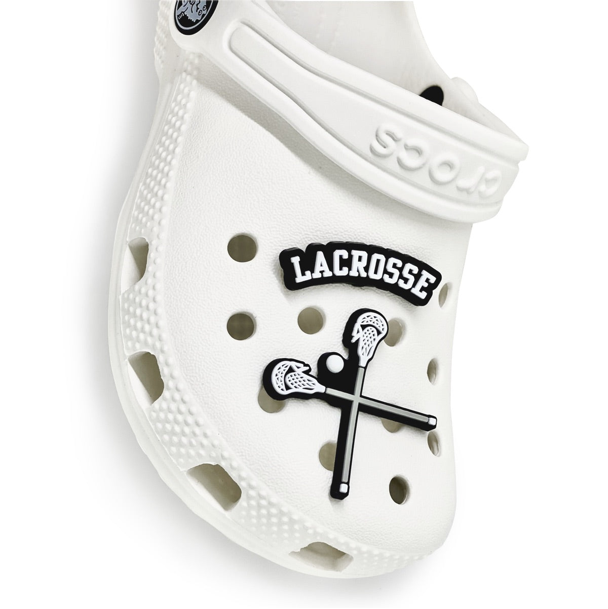 Lacrosse Themed Shoe Jibbitz (Set of 4, color variety)