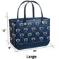 Lacrosse Beach Bag - Navy Large
