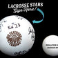 Autograph Lacrosse Ball (Customizable with team logo)