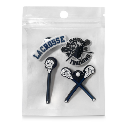 Shoe Charm - Lacrosse (Pack of 4)