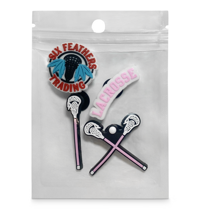 Shoe Charm - Lacrosse (Pack of 4)