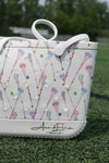 Lacrosse Beach & Sports Bag - Signature Collection White Slim